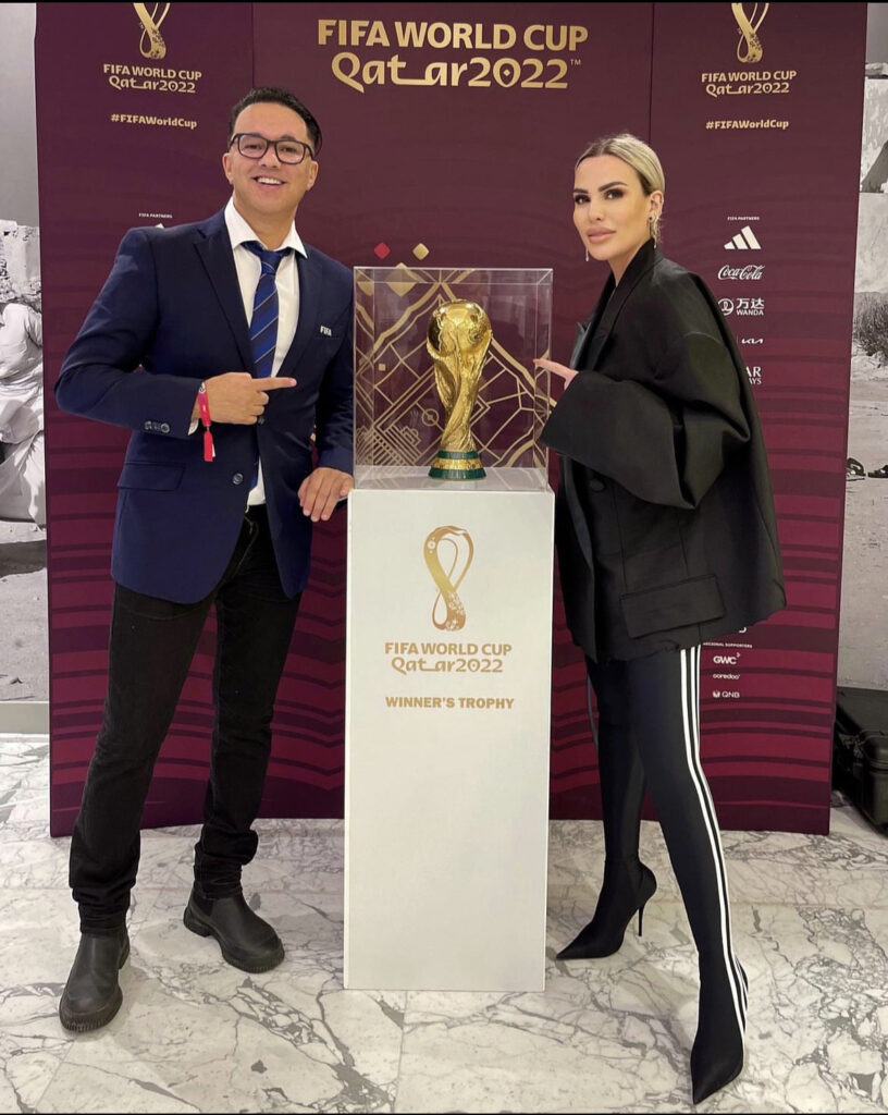 ريدوان في ضيافة أمير قطر بعد إبداعه في حفل افتتاح المونديال